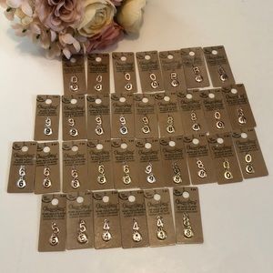 Charmalong Silver Plated Charms Set of 32 Jewelry Charms Bracelet Charms